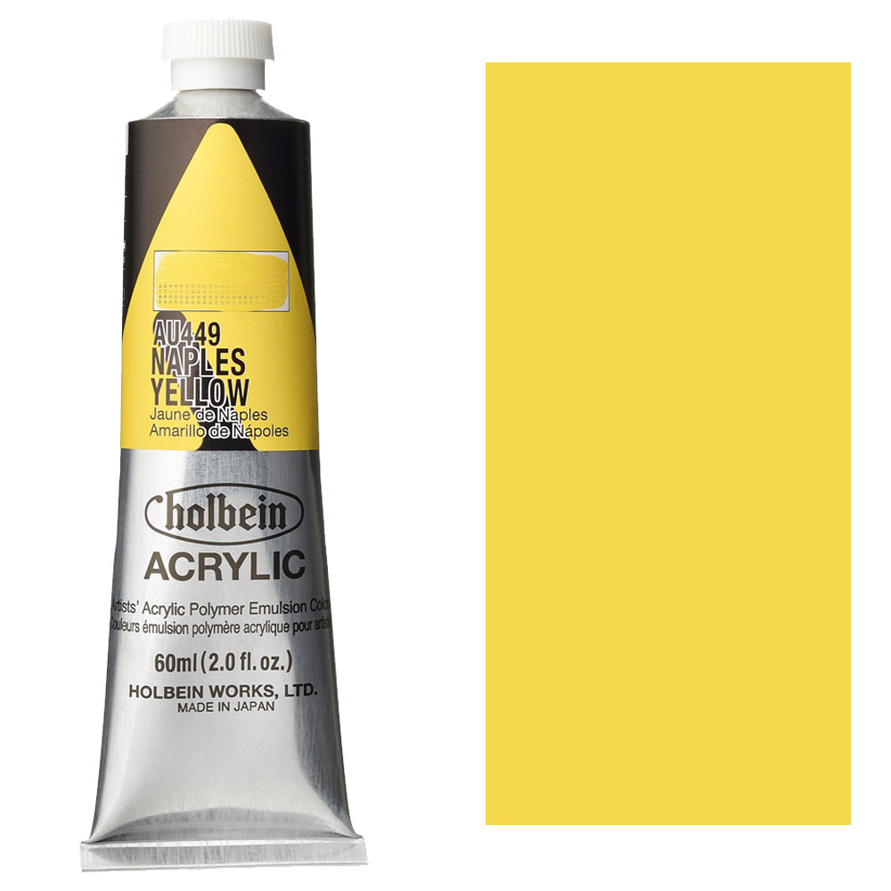 Holbein Acrylic Colors Heavy Body 60ml Naples Yellow