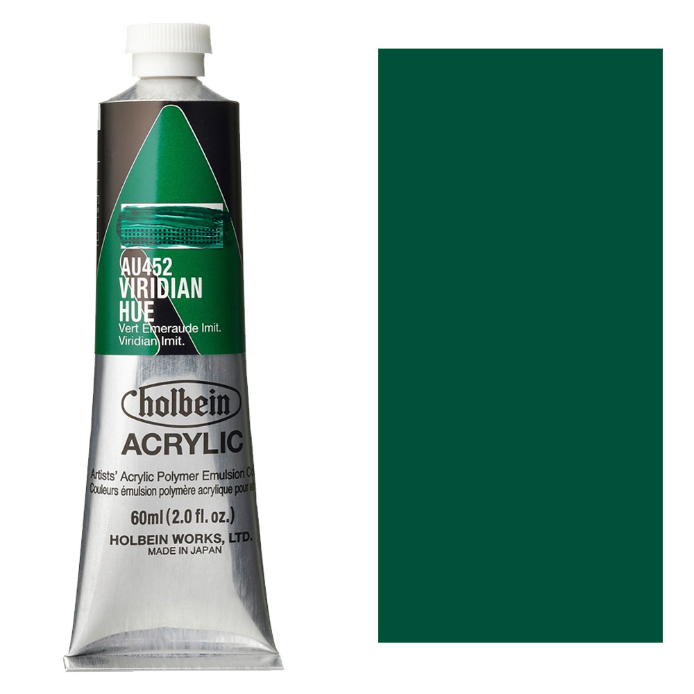 Holbein Acrylic Colors Heavy Body 60ml Viridian Hue