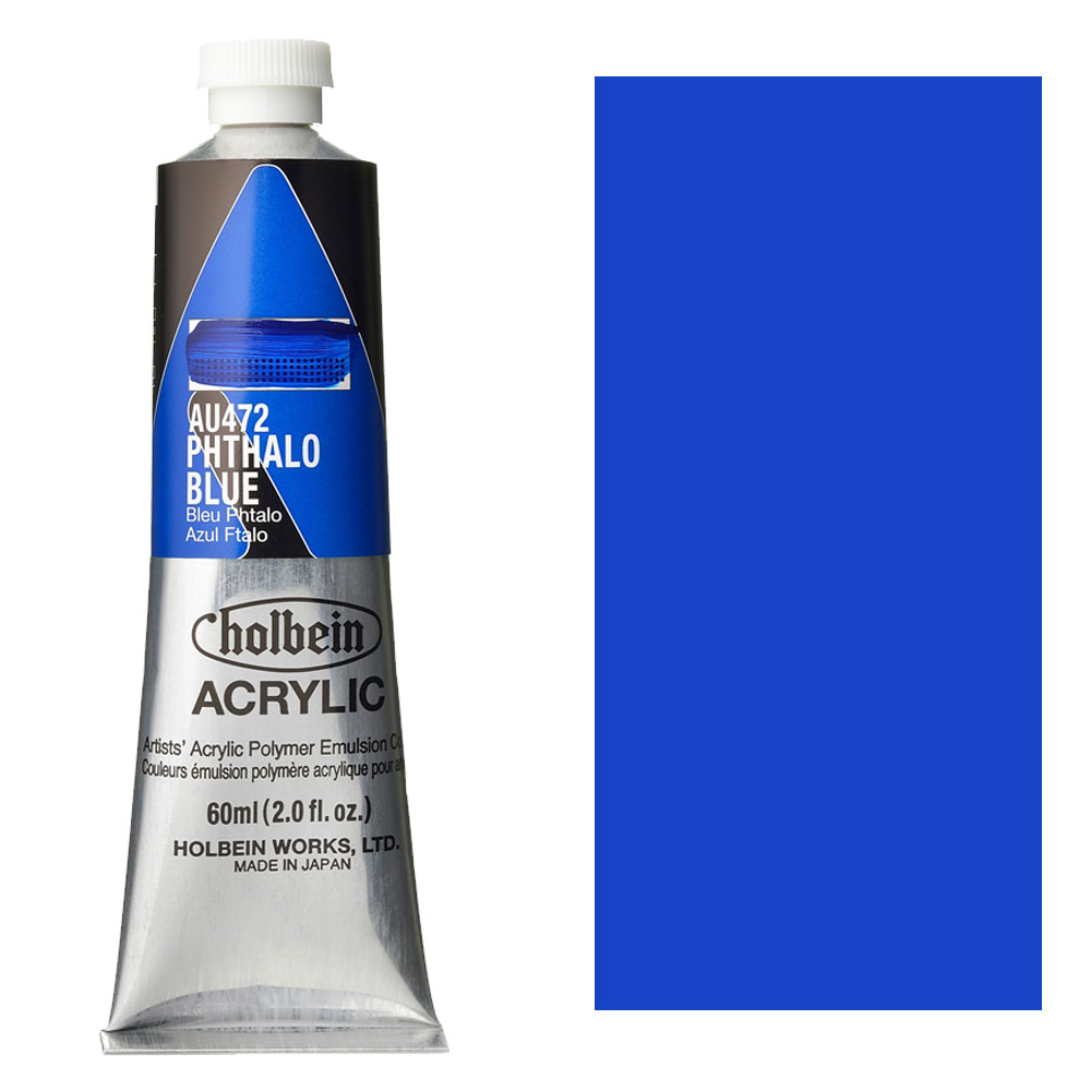 Holbein Acrylic Colors Heavy Body 60ml Phthalo Blue