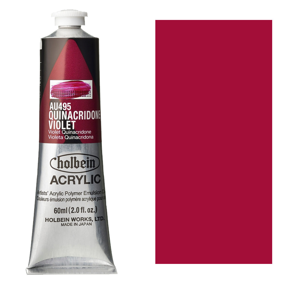 Holbein Acrylic Colors Heavy Body 60ml Quinacridone Violet
