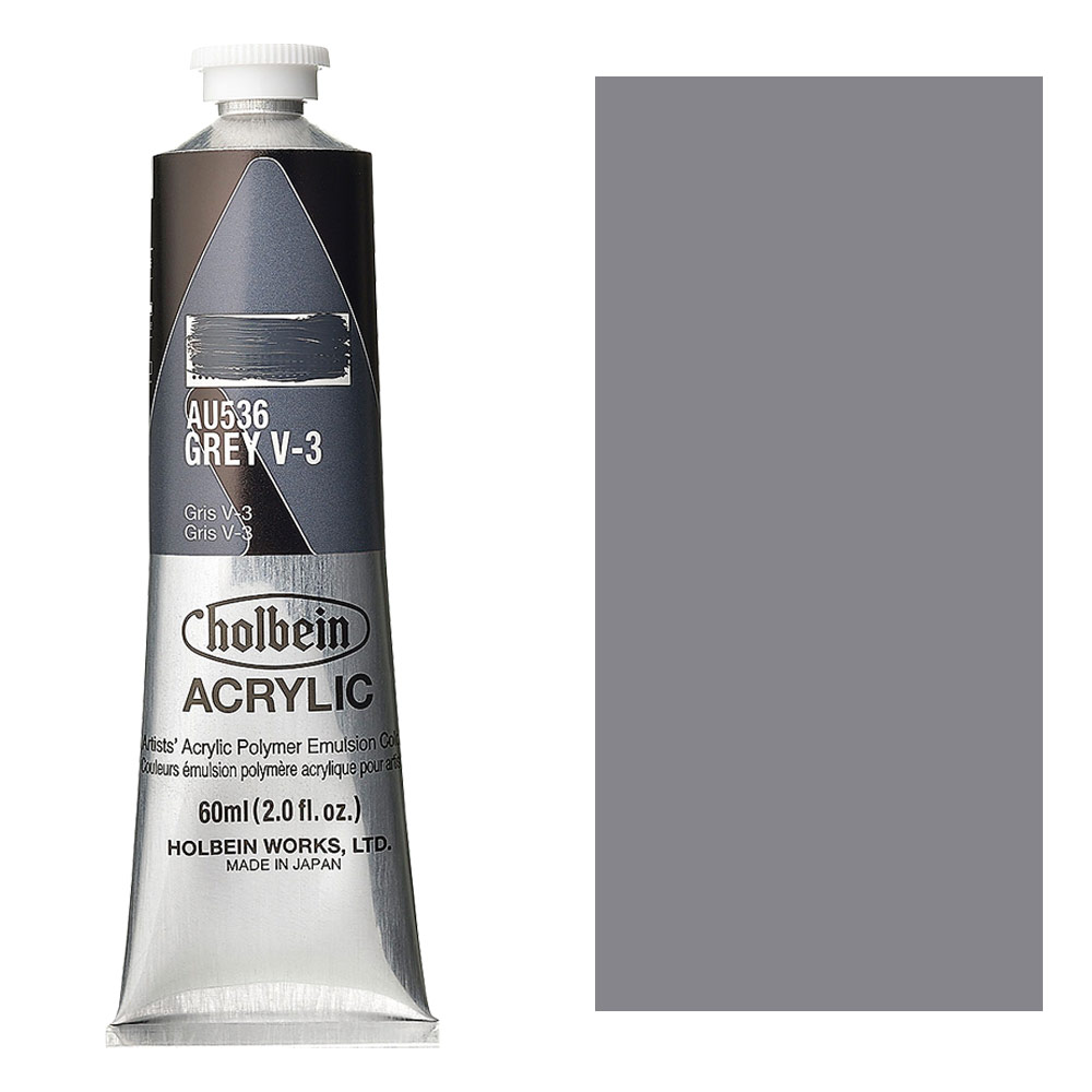 Holbein Acrylic Colors Heavy Body 60ml Grey V-3