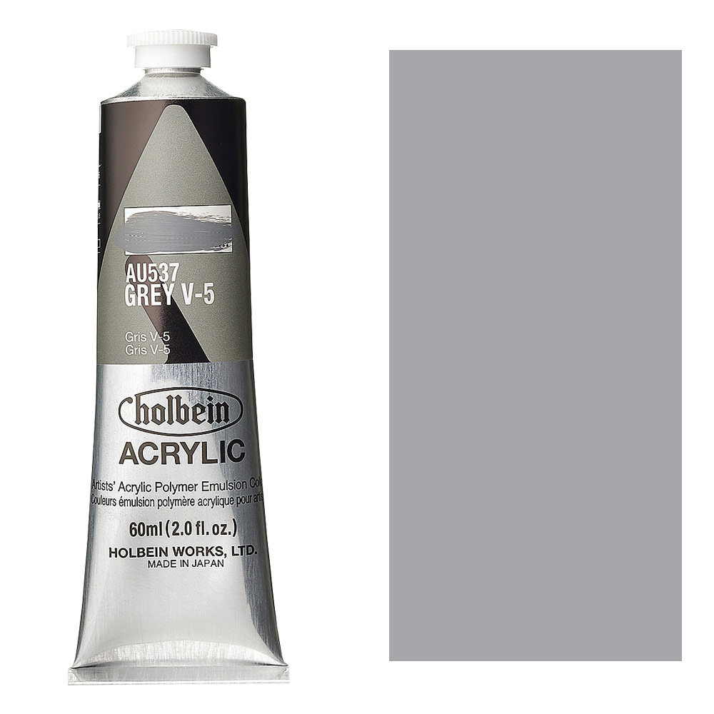 Holbein Acrylic Colors Heavy Body 60ml Grey V-5