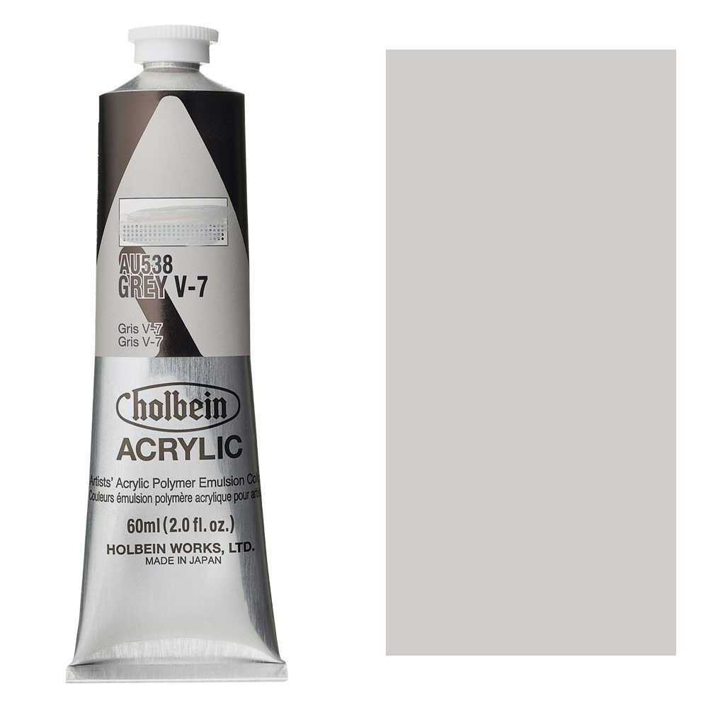 Holbein Acrylic Colors Heavy Body 60ml Grey V-7