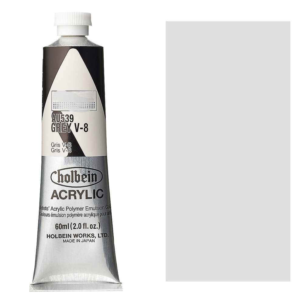 Holbein Acrylic Colors Heavy Body 60ml Grey V-8