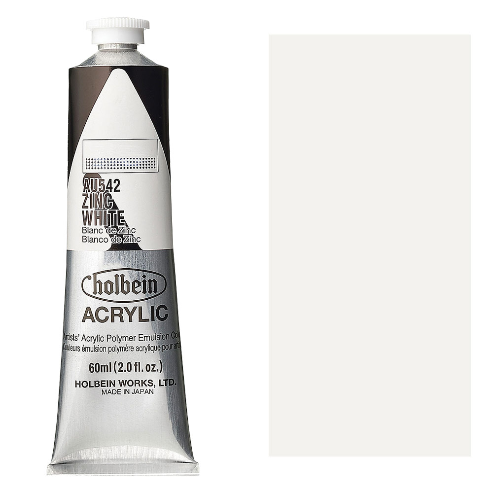 Holbein Acrylic Colors Heavy Body 60ml Zinc White