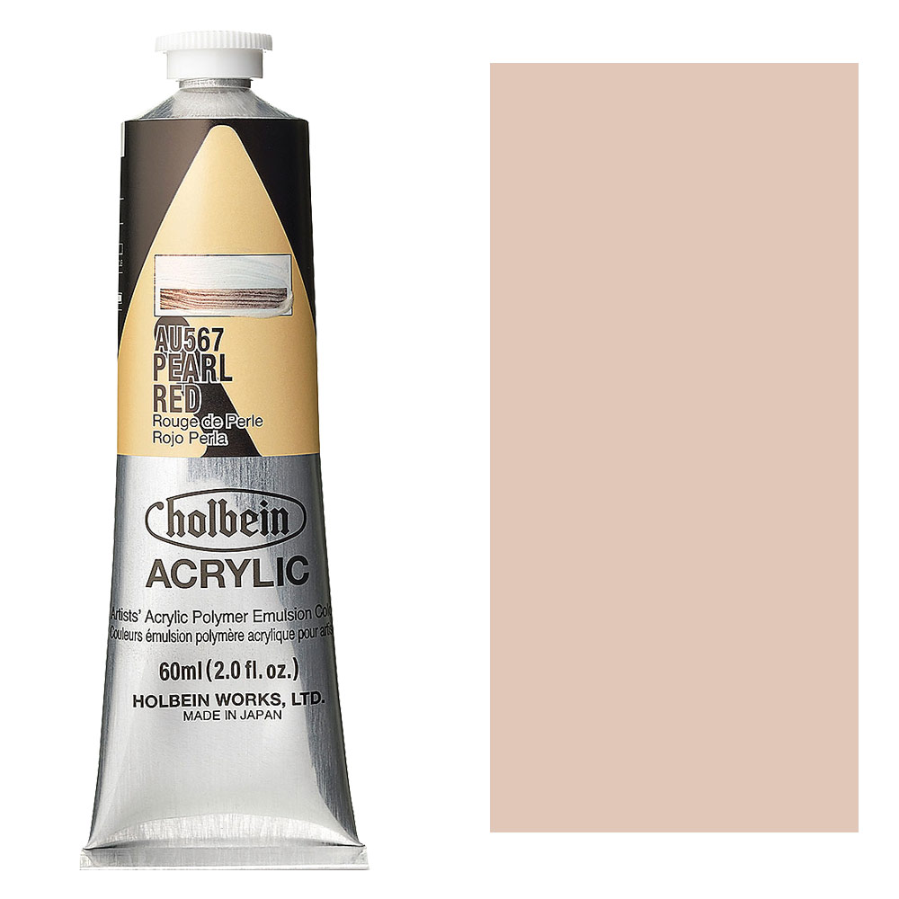 Holbein Acrylic Colors Heavy Body 60ml Pearl Red