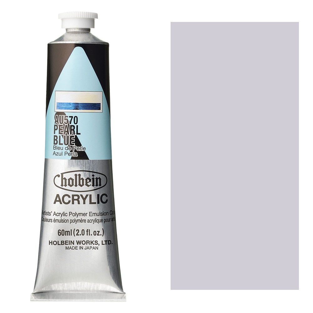 Holbein Acrylic Colors Heavy Body 60ml Pearl Blue
