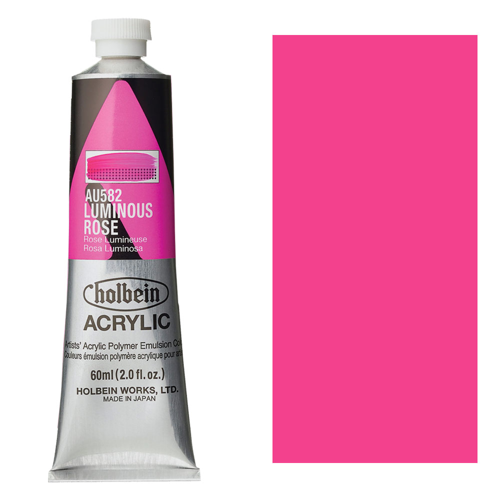 Holbein Acrylic Colors Heavy Body 60ml Luminous Rose