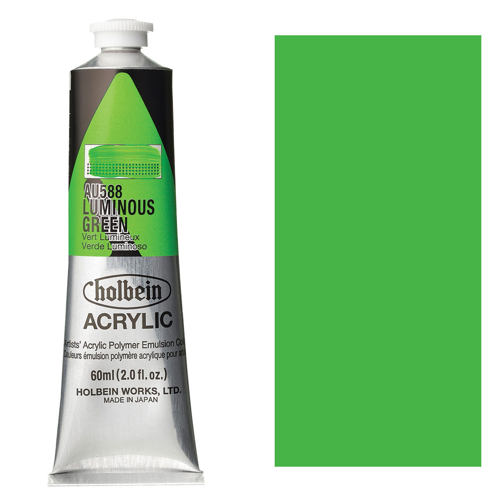 Holbein Acrylic Colors Heavy Body 60ml Luminous Green