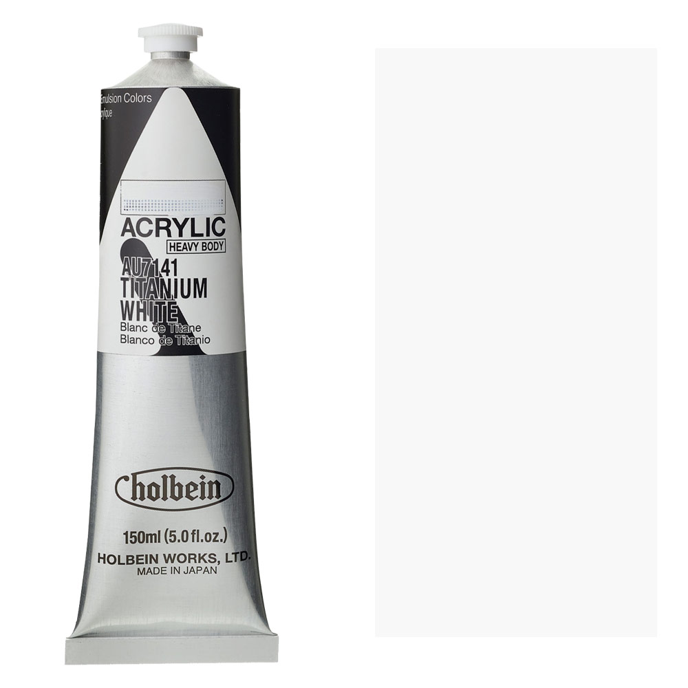 Holbein Acrylic Colors Heavy Body 150ml Titanium White