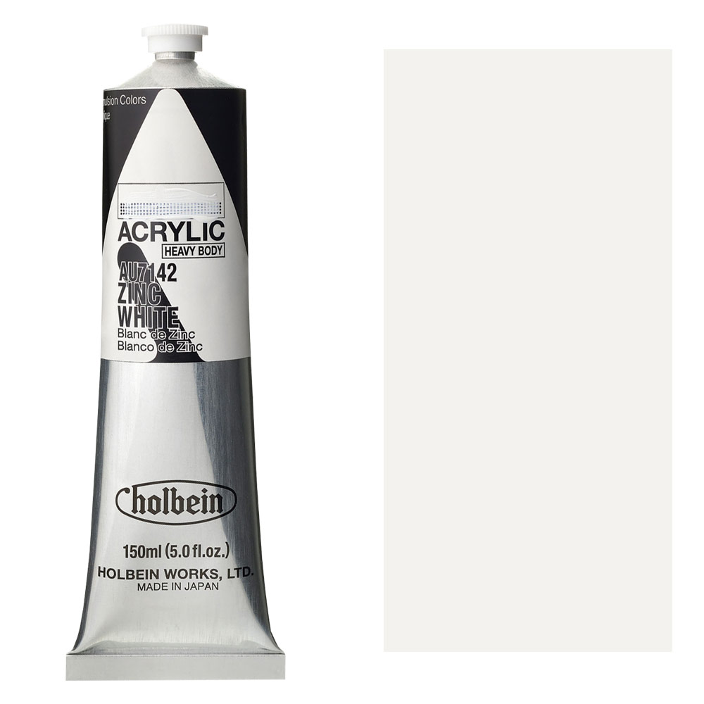 Holbein Acrylic Colors Heavy Body 150ml Zinc White