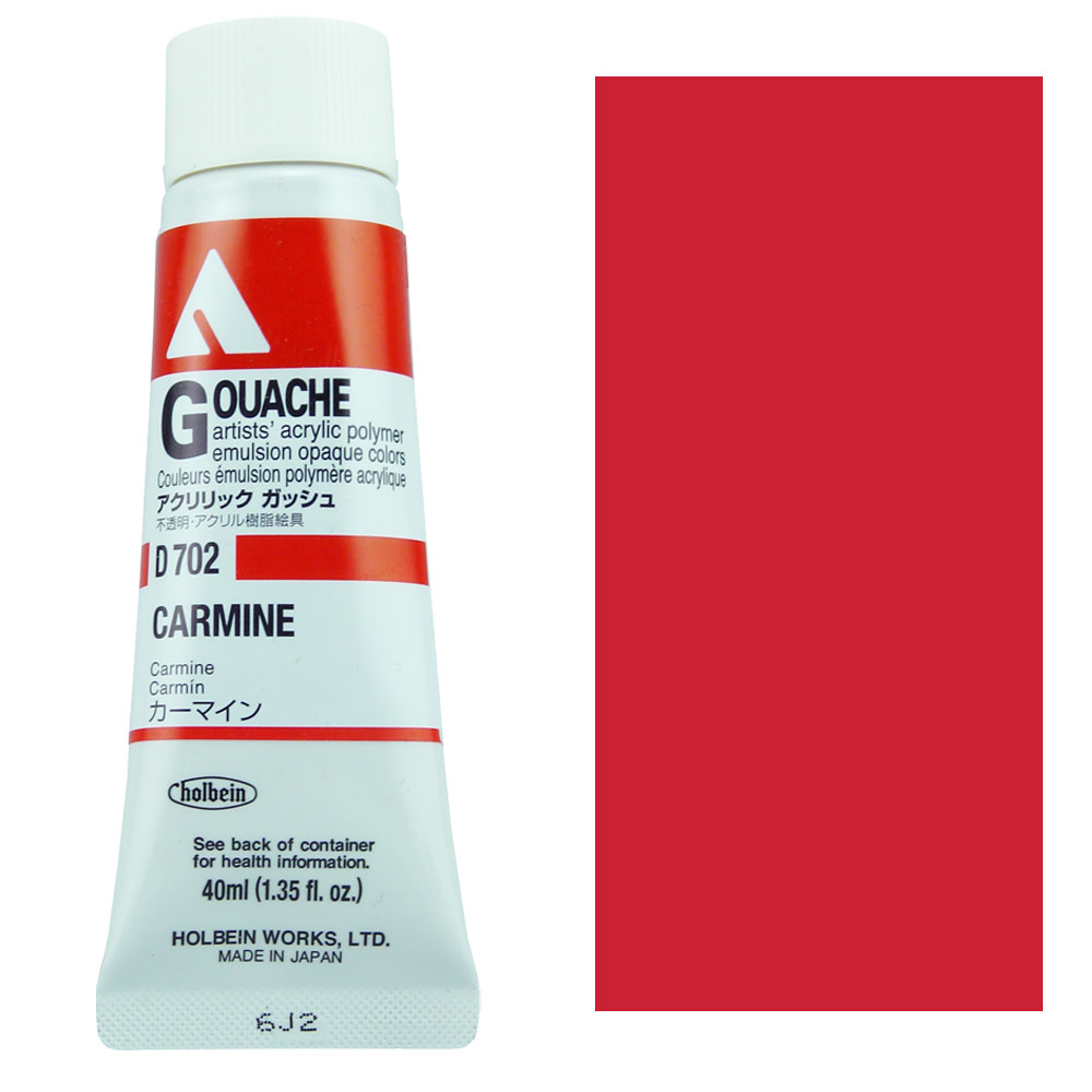 Holbein Acrylic Gouache 40ml Carmine