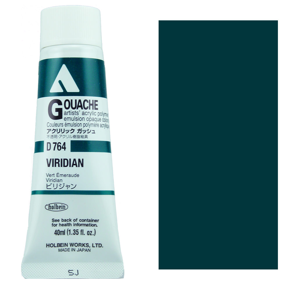 Holbein Acrylic Gouache 40ml Viridian