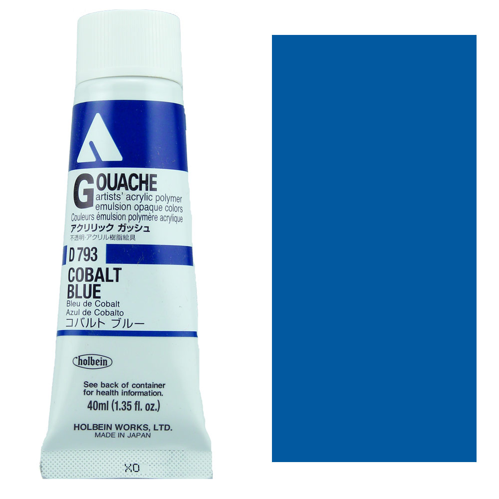 Holbein Acrylic Gouache 40ml Cobalt Blue