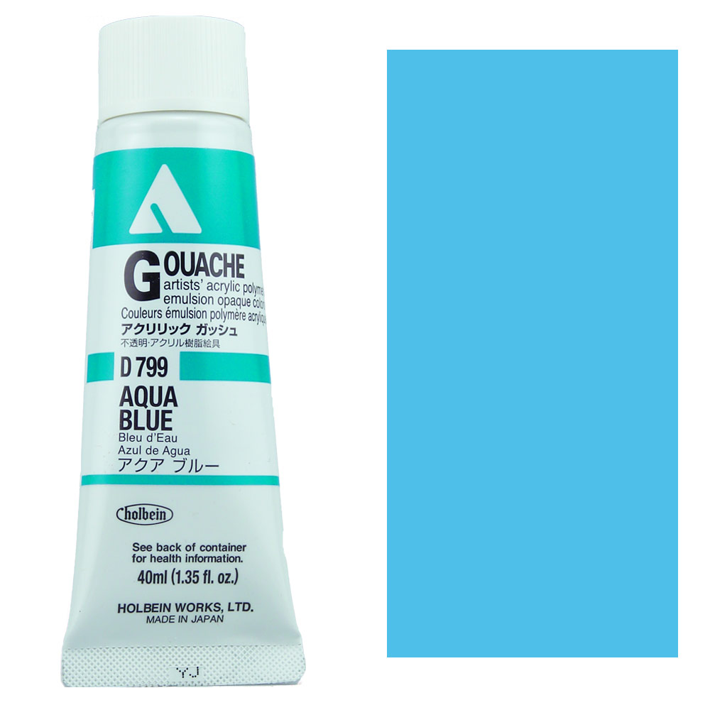 Sky Blue D097A (Holbein Acrylic Gouache)