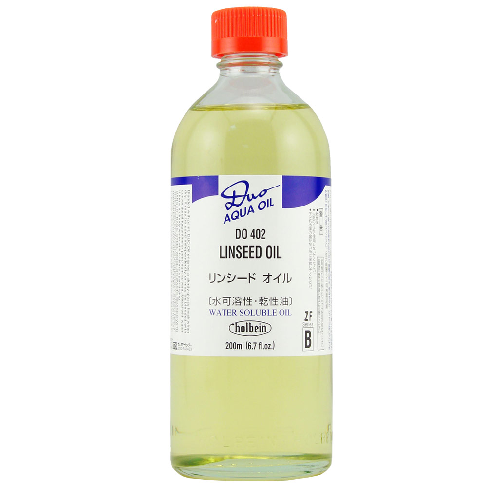 Holbein DUO Aqua Oil Linseed Oil 200ml