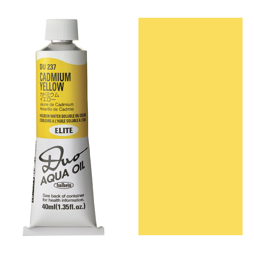 Holbein DUO Aqua Water Soluble Oil Paint 40ml Cadmium Yellow