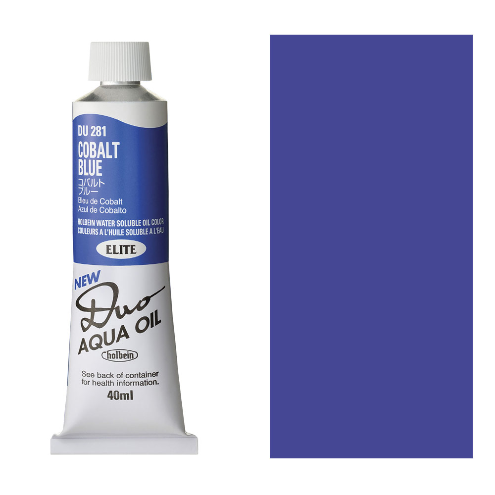 Holbein DUO Aqua Water Soluble Oil Paint 40ml Cobalt Blue