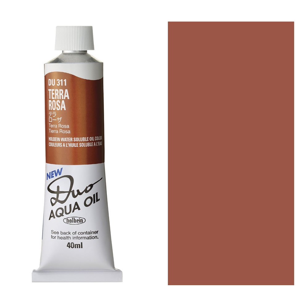 Holbein DUO Aqua Water Soluble Oil Paint 40ml Terra Rosa