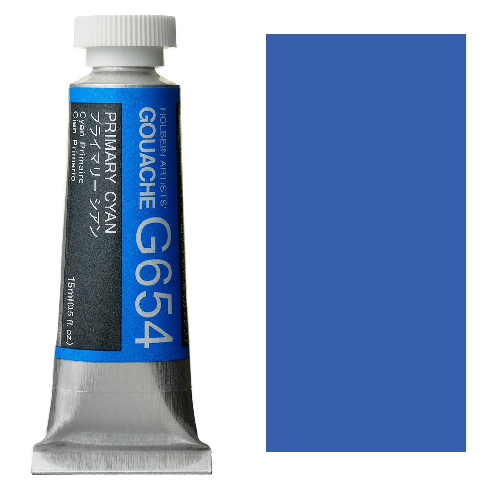 Holbein Artists' Gouache 15ml Primary Cyan