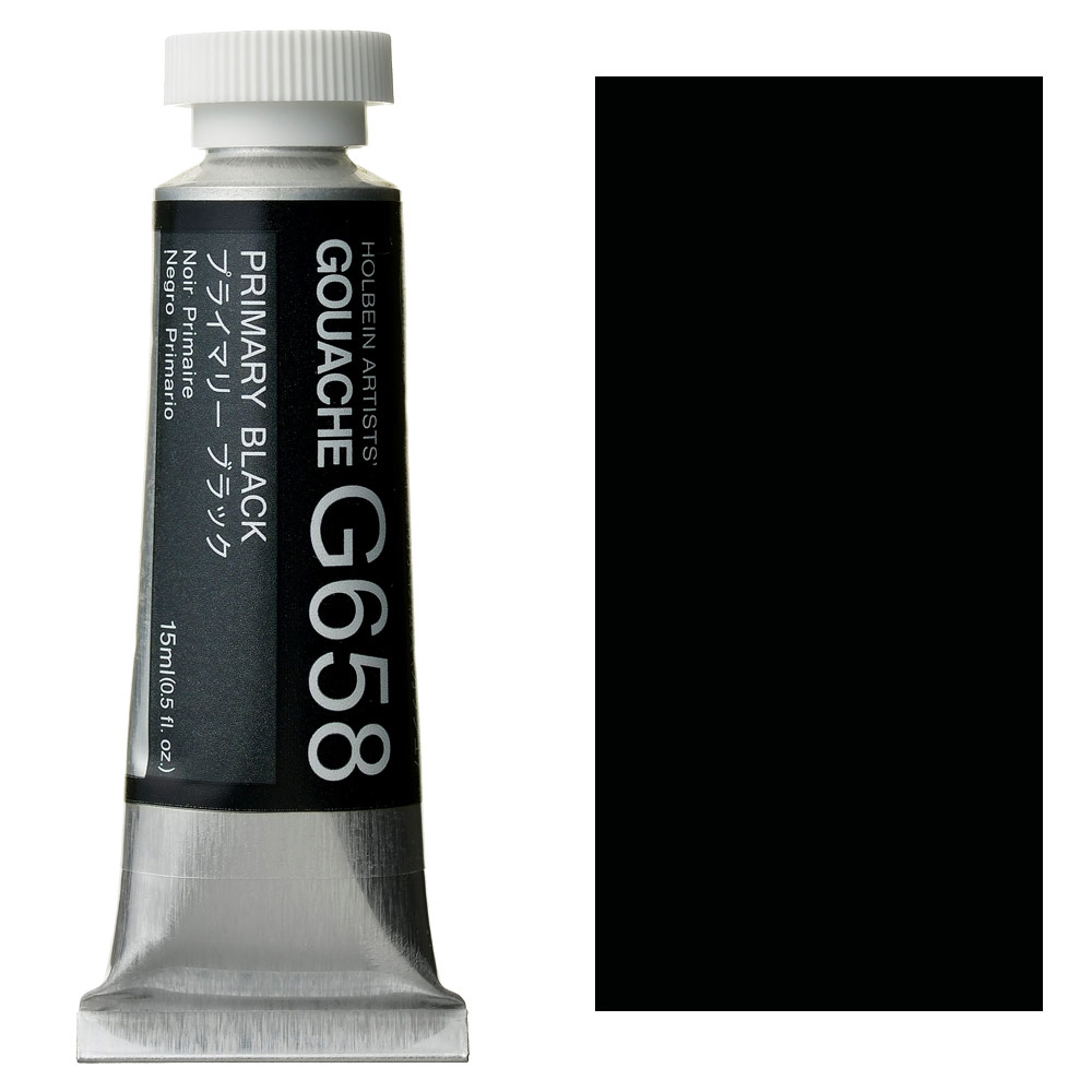 Holbein Artists' Gouache 15ml Primary Black