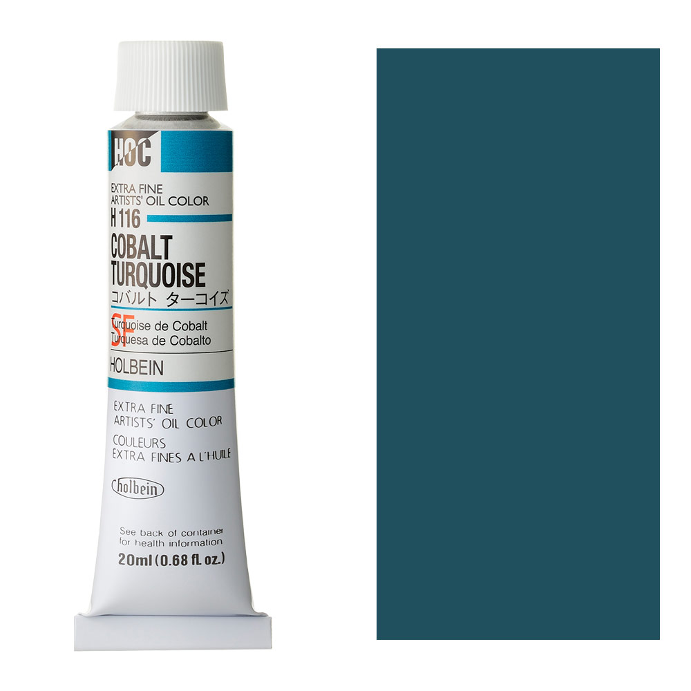 Holbein Extra Fine Artists' Oil Color 20ml Cobalt Turquoise