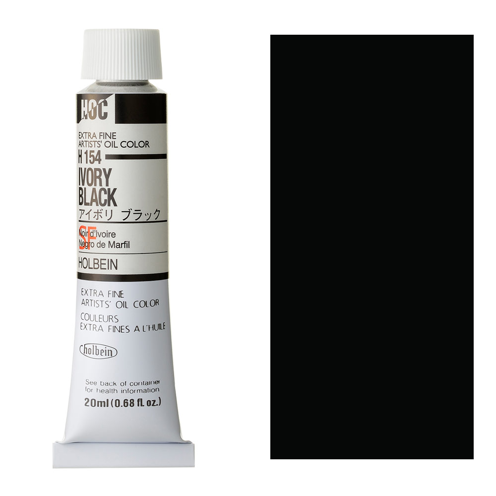 Holbein Extra Fine Artists' Oil Color 20ml Ivory Black