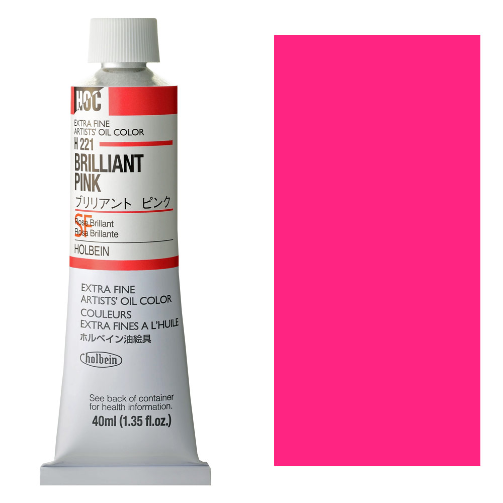 HOLBEIN OIL 40ml BRILLIANT PINK