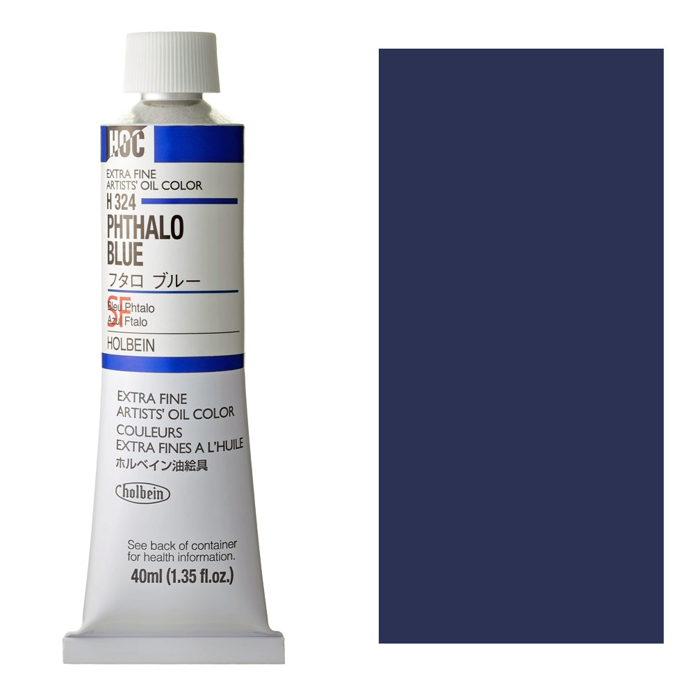 Holbein Extra Fine Artists' Oil Color 40ml Phthalo Blue