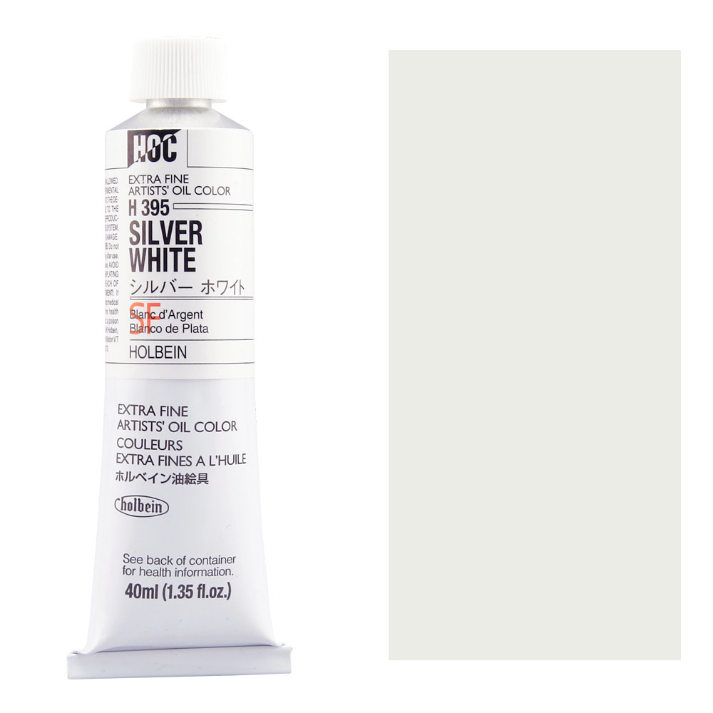 Holbein Extra Fine Artists' Oil Color 40ml Silver White