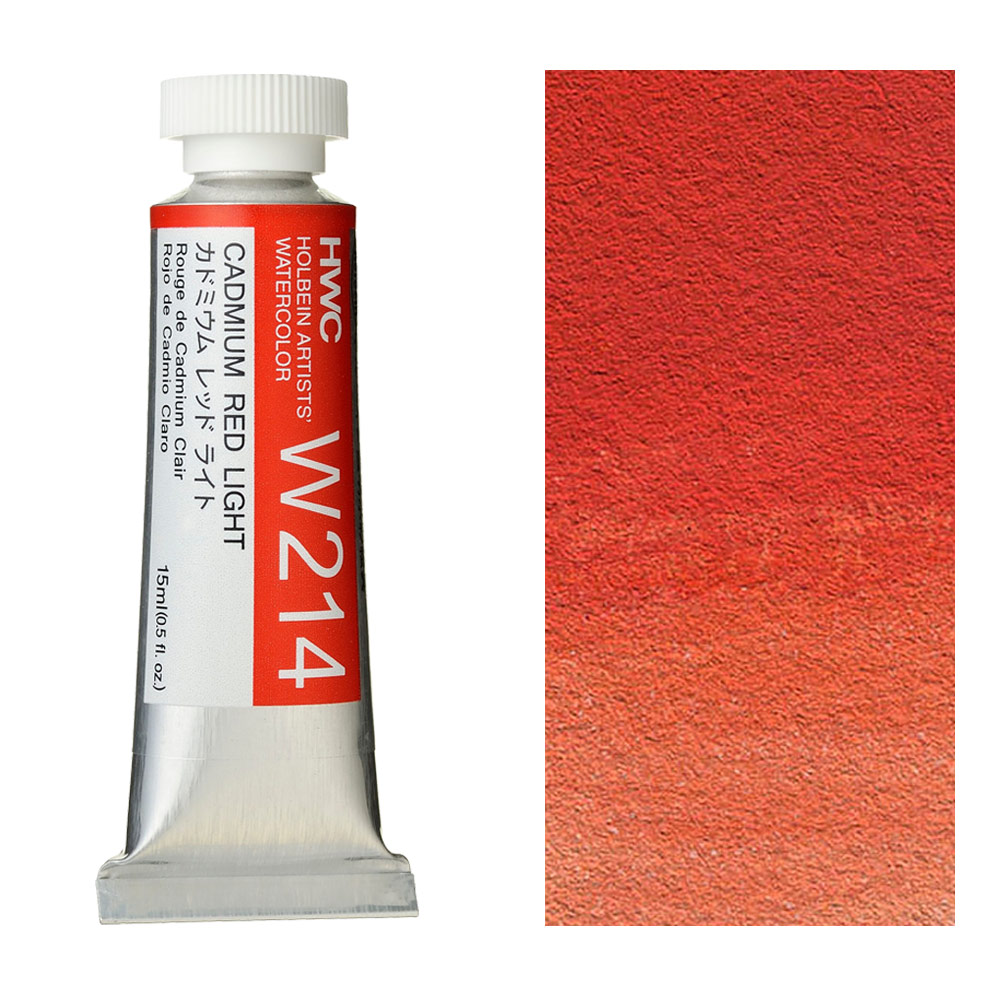 Holbein Artists' Watercolors 15ml Cadmium Red Light