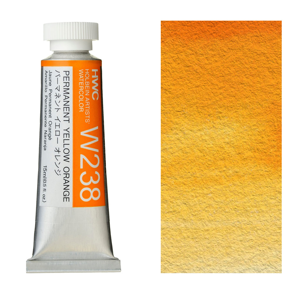 Holbein Artists' Watercolor 15ml Permanent Yellow Orange