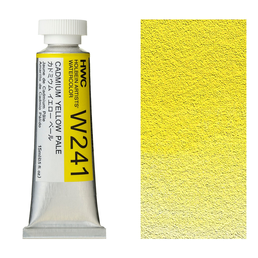 Holbein Artists' Watercolors 15ml Cadmium Yellow Pale