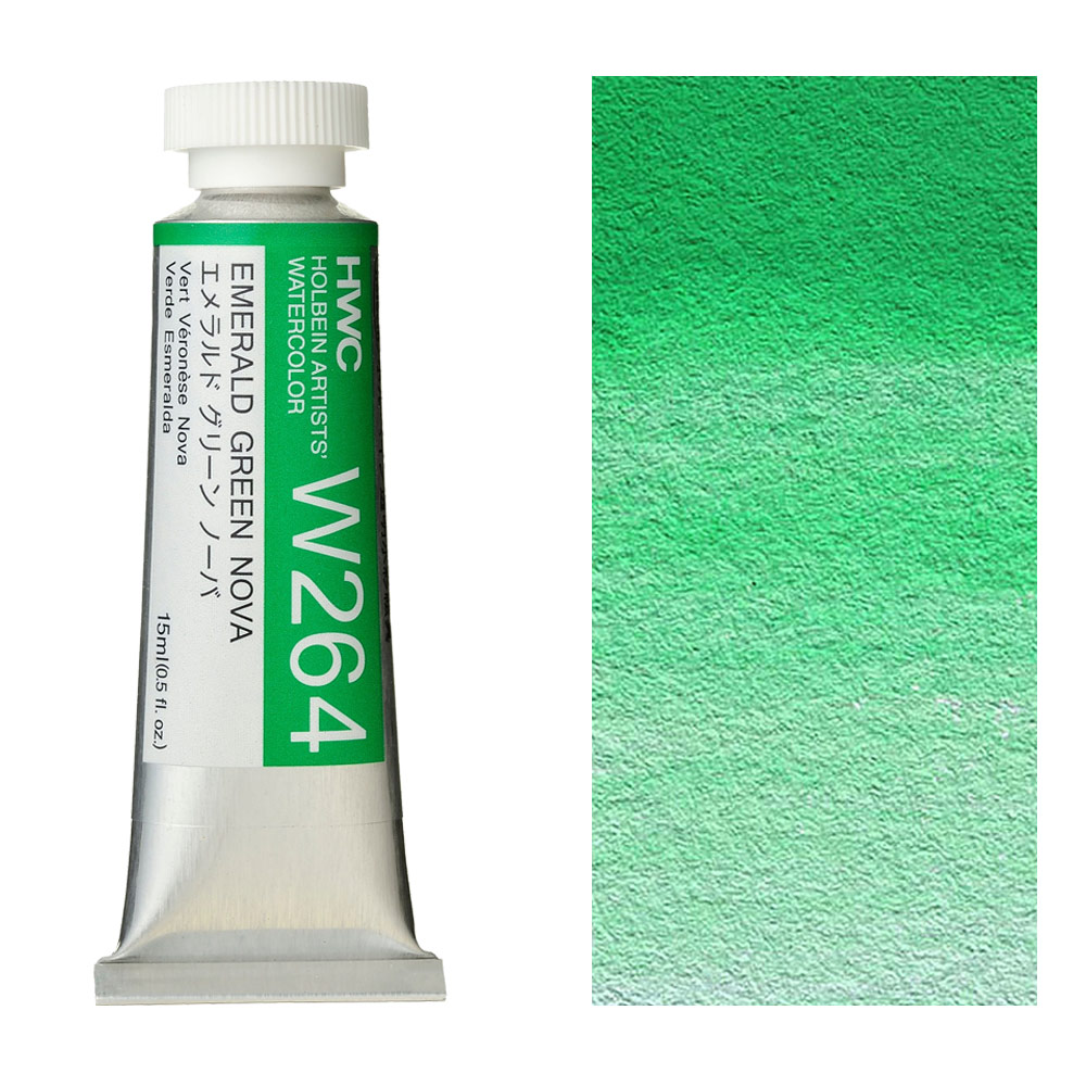 Holbein Artists' Watercolor 15ml Emerald Green Nova