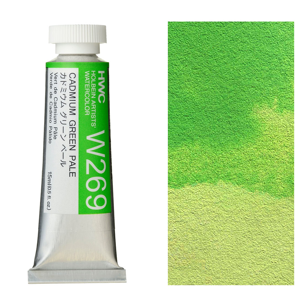 Holbein Artists' Watercolor 15ml Cadmium Green Pale