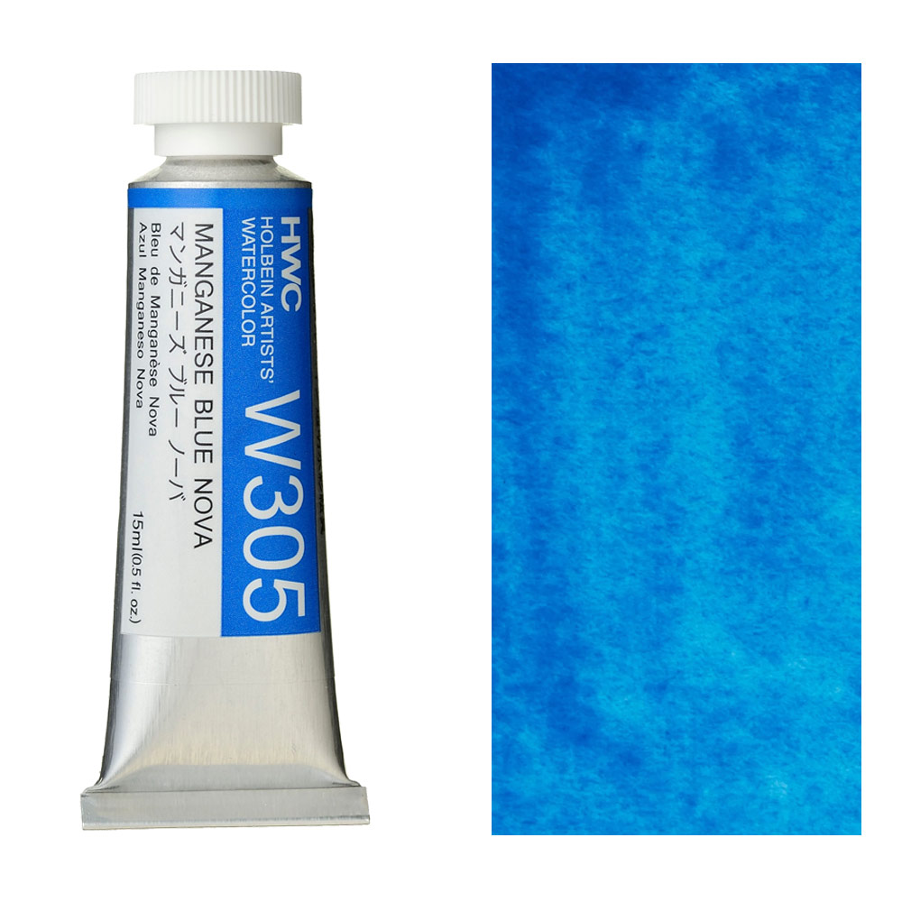 Holbein Artists' Watercolor 15ml Manganese Blue Nova