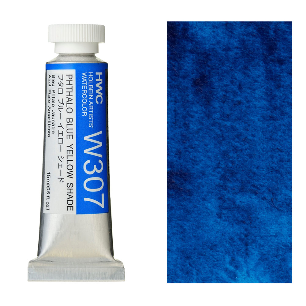Holbein Artists' Watercolor 15ml Phthalo Blue Yellow Shade