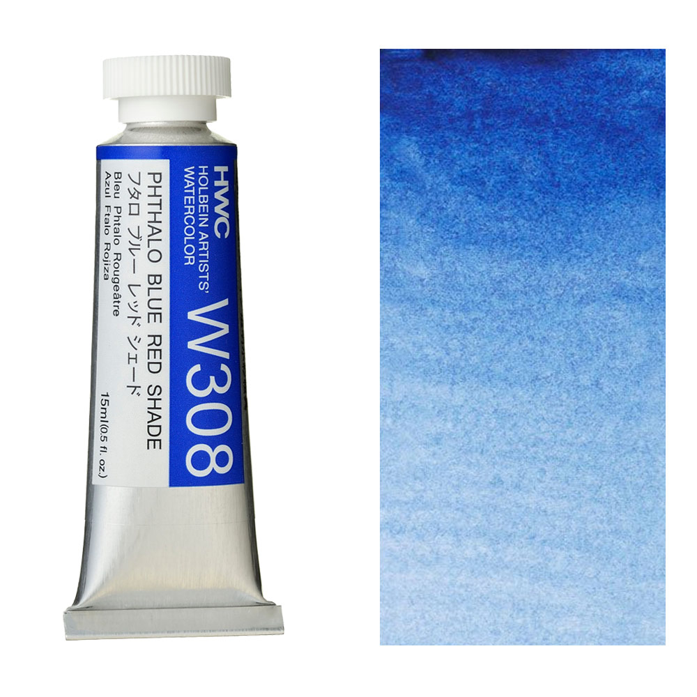 Holbein Artists' Watercolor - Phthalo Blue Red Shade 15 ml