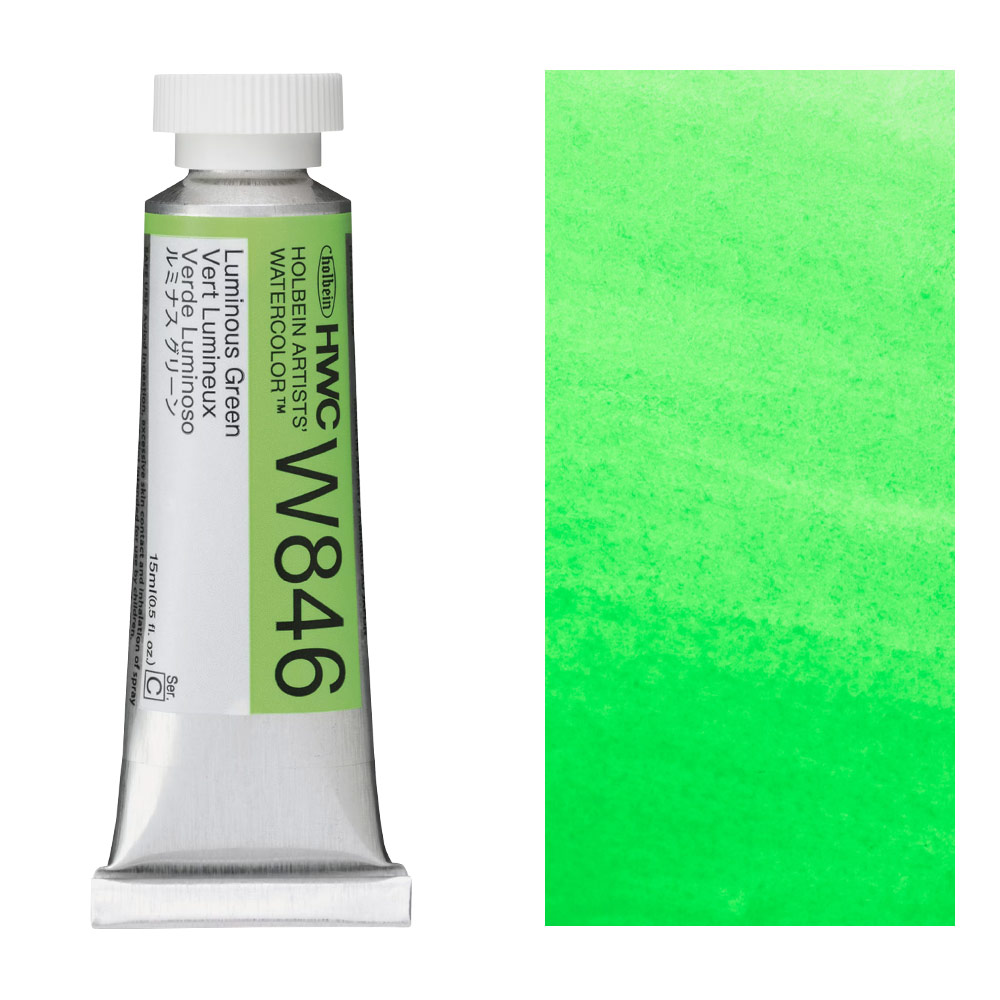 Holbein Artists' Luminous Watercolor 15ml Luminous Green