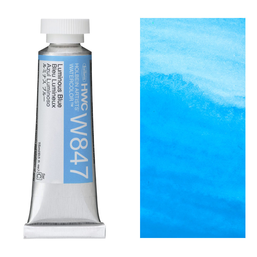 Holbein Artists' Luminous Watercolor 15ml Luminous Blue