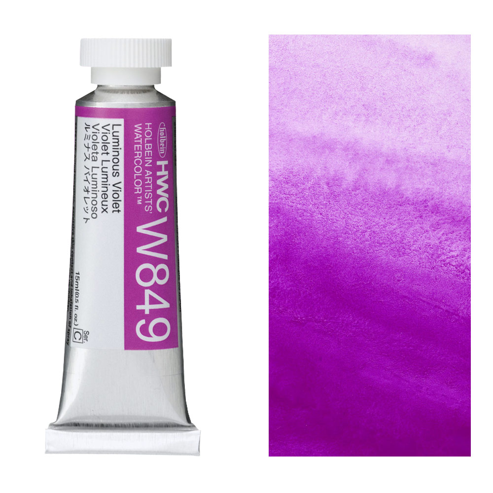 Holbein Artists' Luminous Watercolor 15ml Luminous Violet