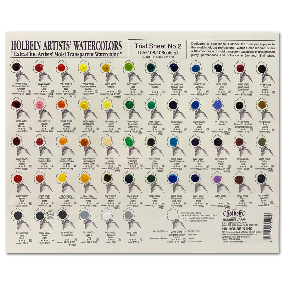 Holbein Artists Watercolor - Jaune Brilliant #2 – ShopSketchBox