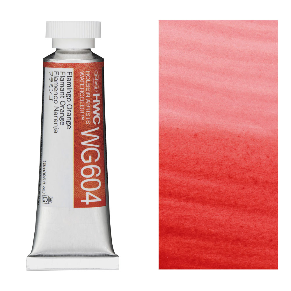 Holbein Artists' Granulating Watercolor 15ml Flamingo Orange
