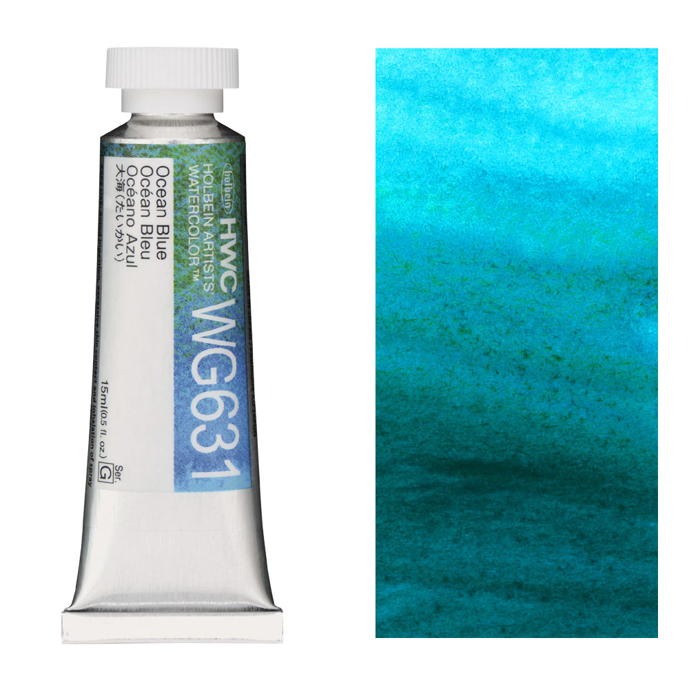 Holbein Artists' Granulating Watercolor 15ml Ocean Blue