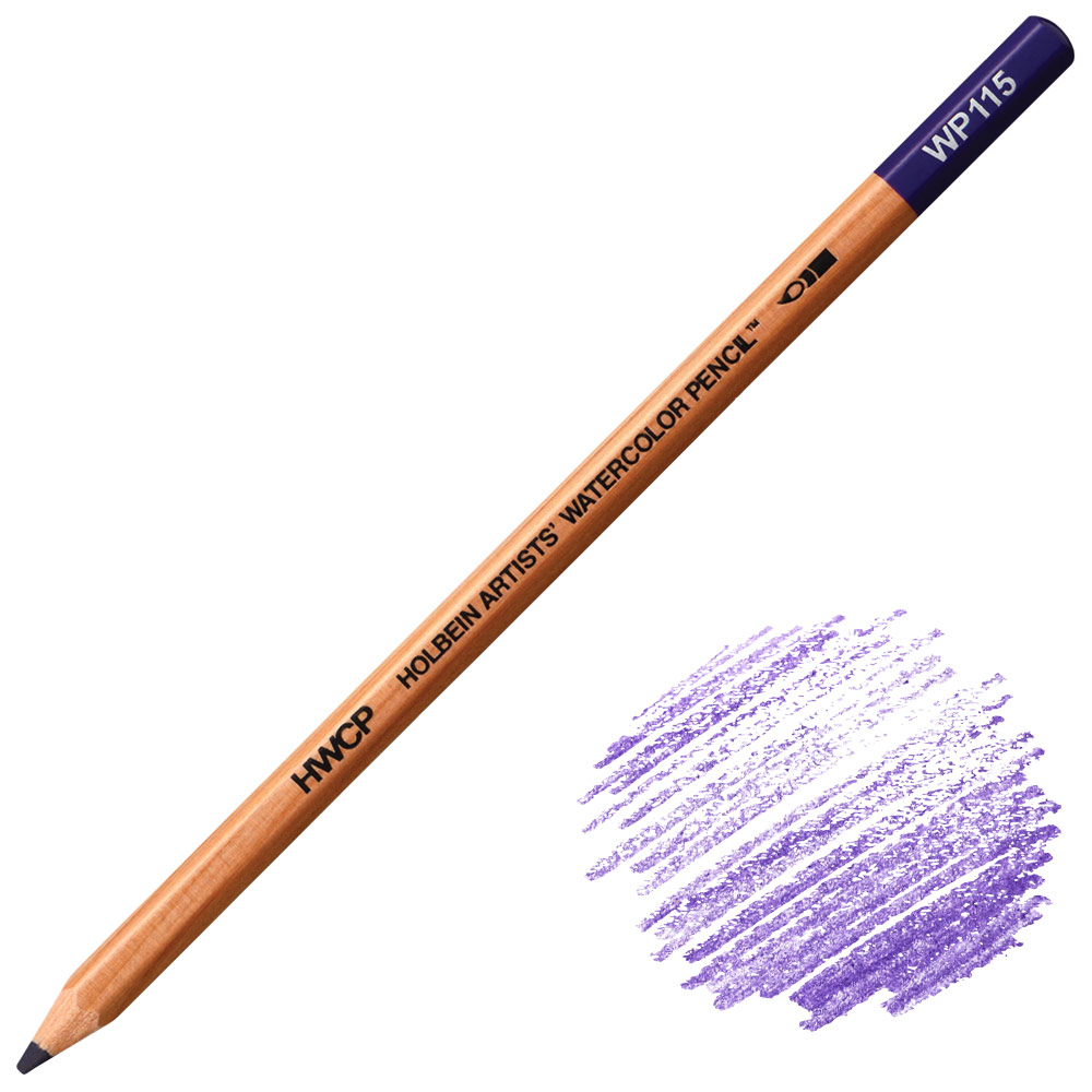 Holbein Artists' Watercolor Pencil Permanent Violet WP115