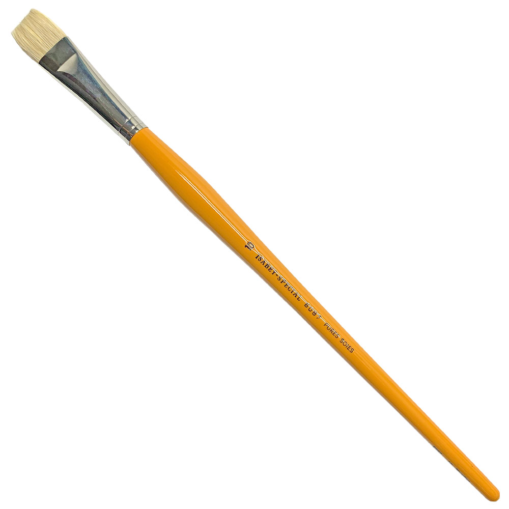 Isabey Chungking White Hog Bristle Brush Series 6087 Bright #10
