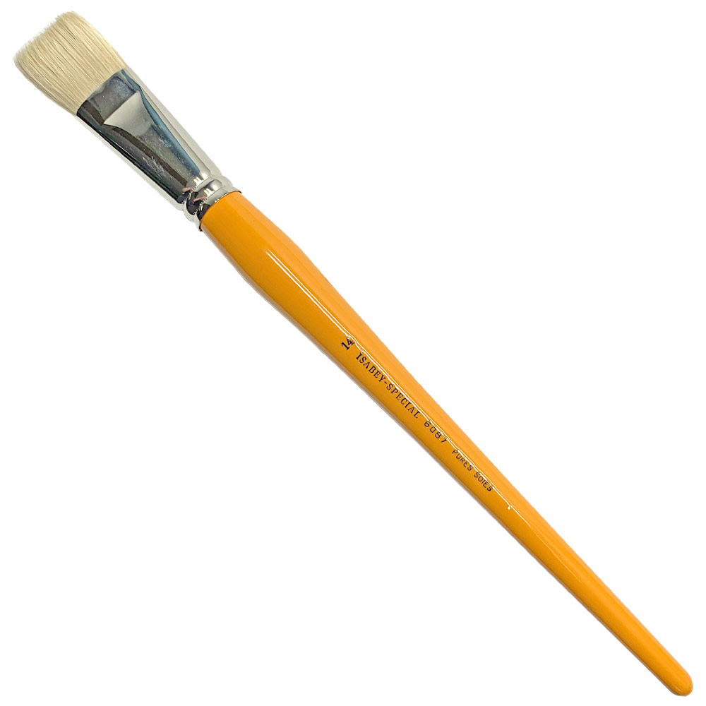 Isabey Chungking White Hog Bristle Brush Series 6087 Bright #14
