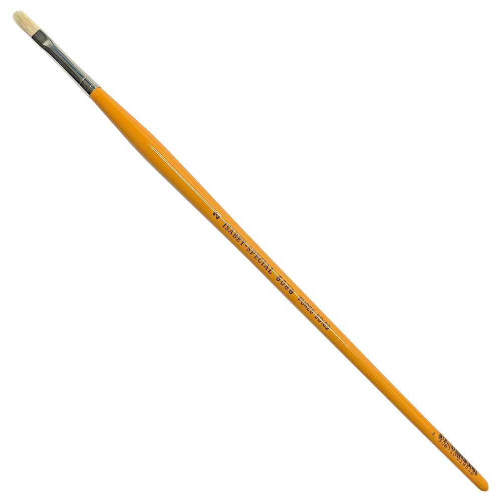 Isabey Chungking White Hog Bristle Brush Series 6088 Filbert #2
