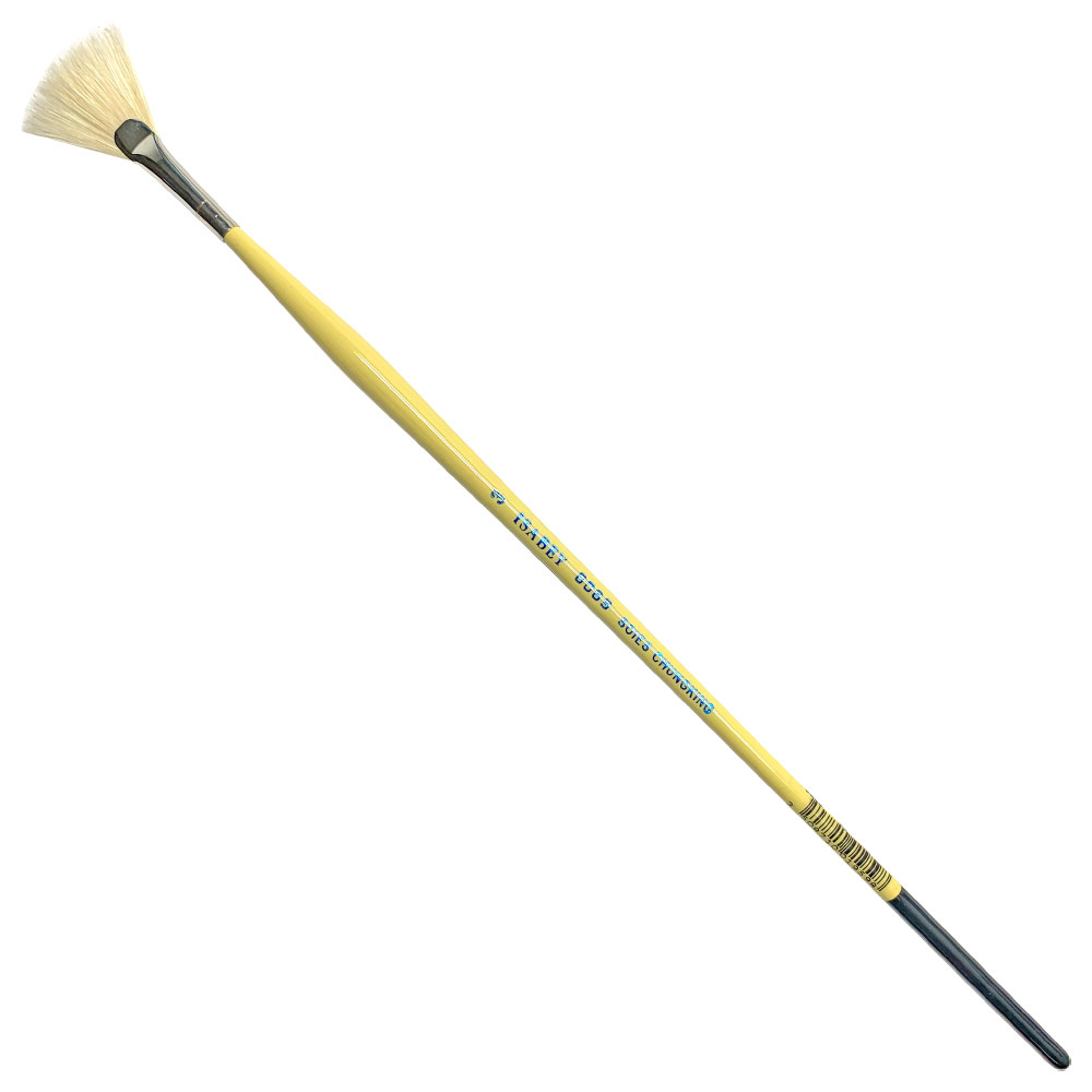 Isabey Chungking White Hog Bristle Brush Series 6089 Fan #3