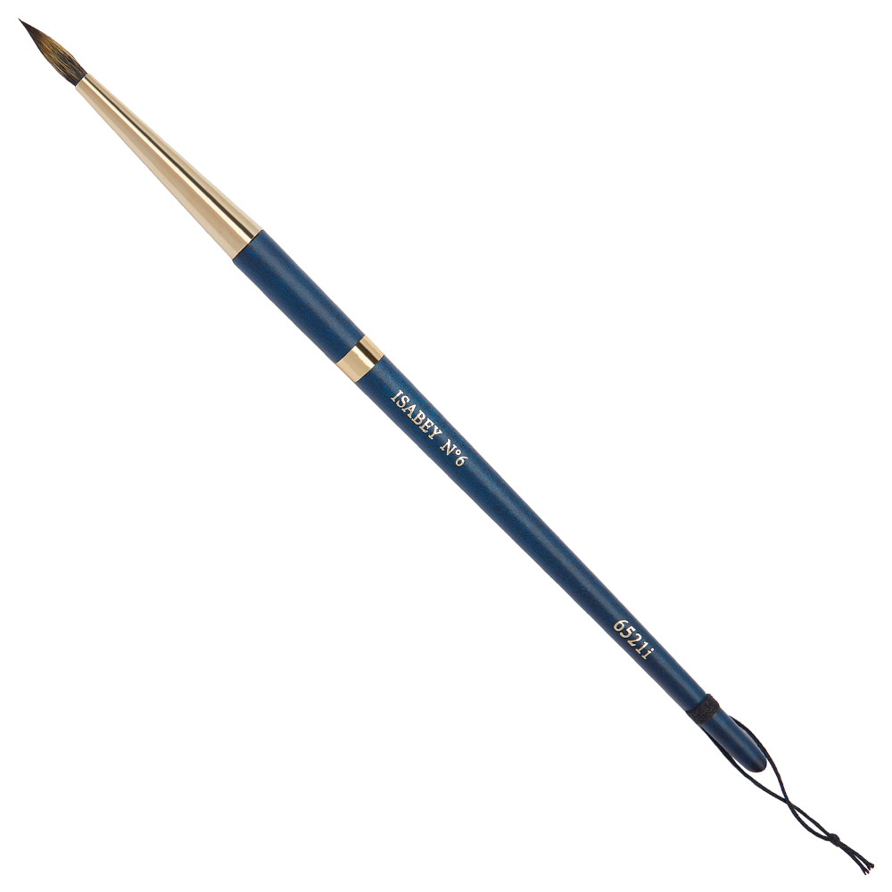 Isabey Isacolor Synthetic Squirrel Watercolor Brush Round #6